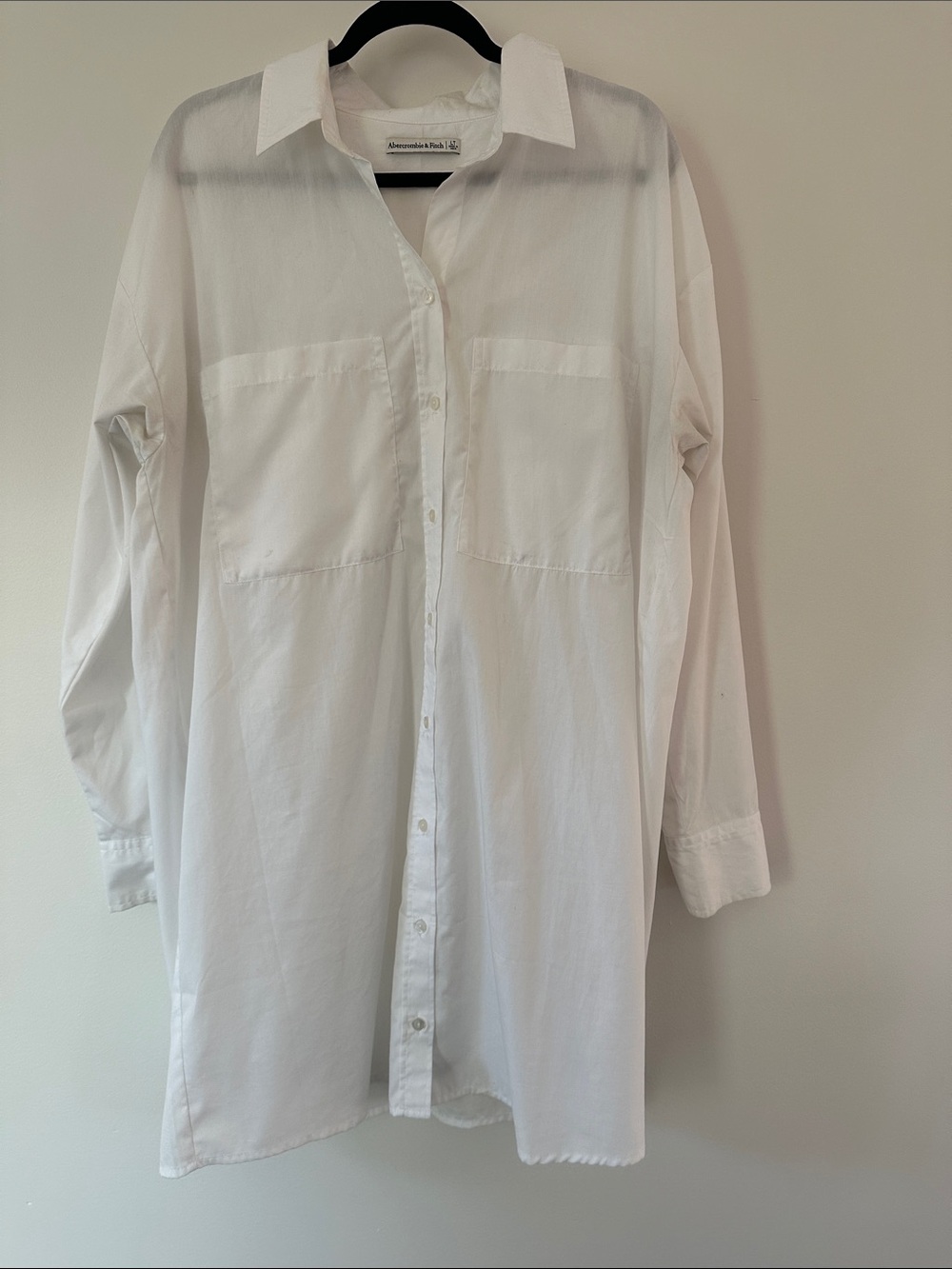 Anna Quan Crisp White Oversized Button-Down Shirt